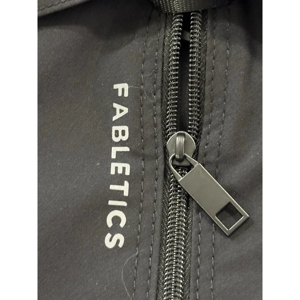 Fabletics Black Fold-Out Garment Bag Duffel Carry-On Travel Bag Shoulder Strap